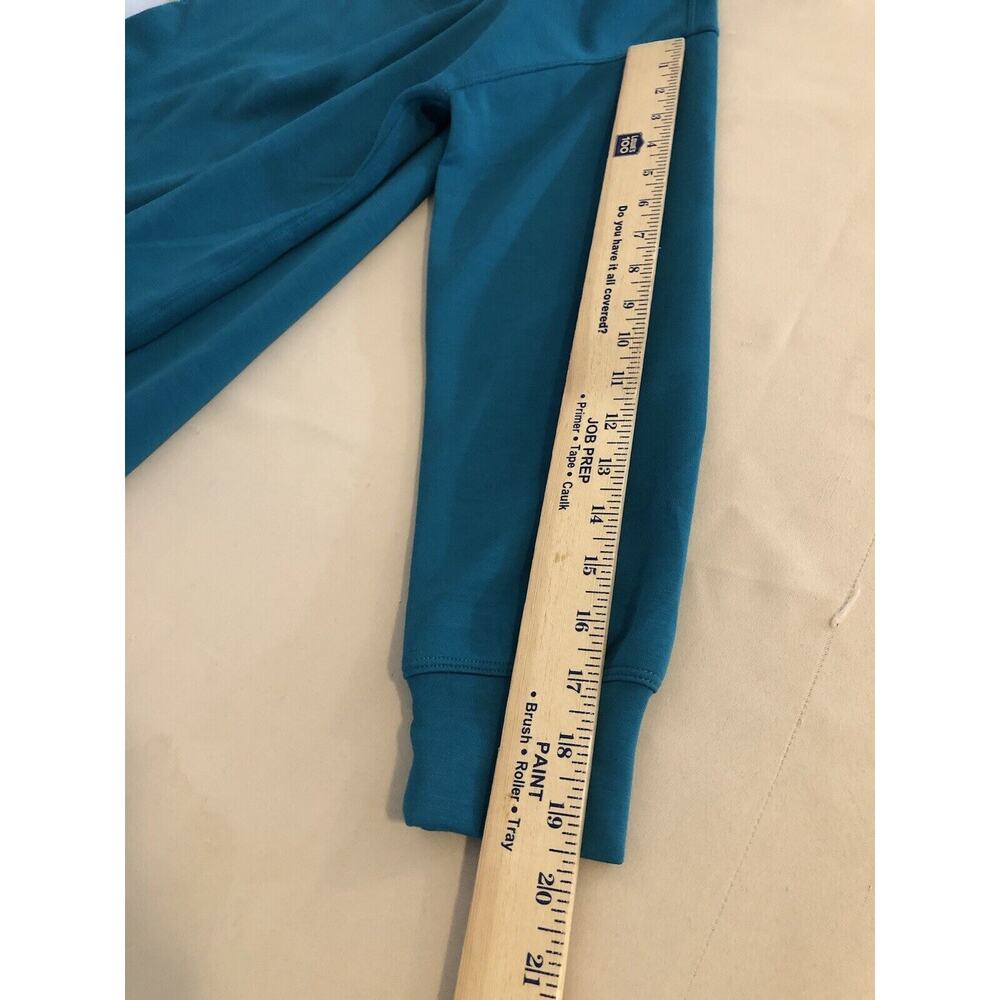 Mondetta Lady Scuba Sweatshirt Long Sleeves Large Crew Neck Verdigris Color - Picture 6 of 8